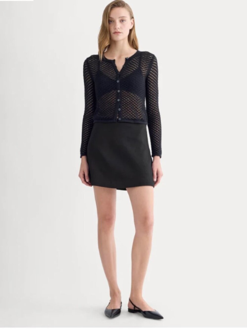 Everlane • The Mini Skirt, Black